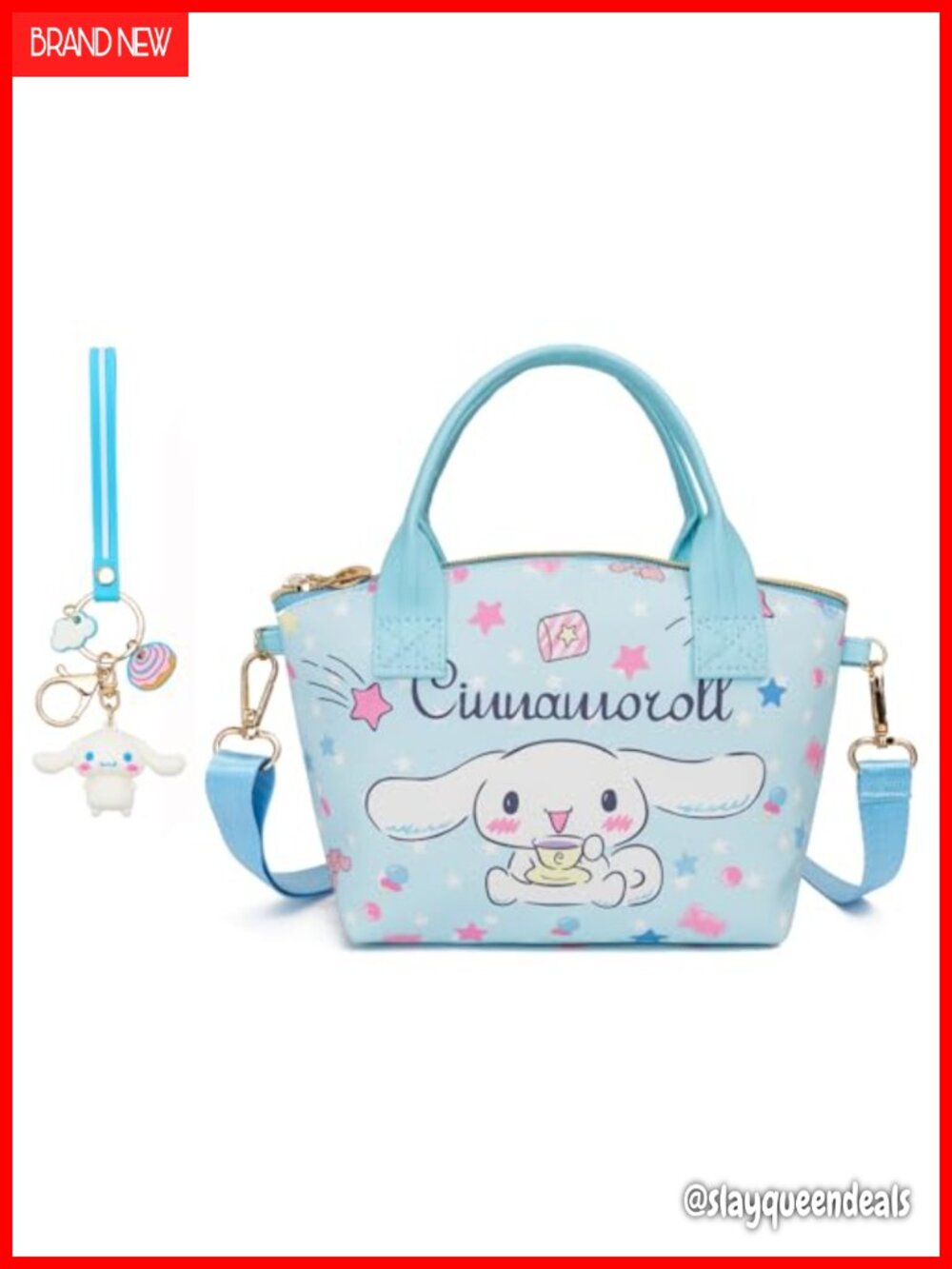 Cute Mini Crossbody Purse Soft PU Leather Messenger Bag with Keychain
